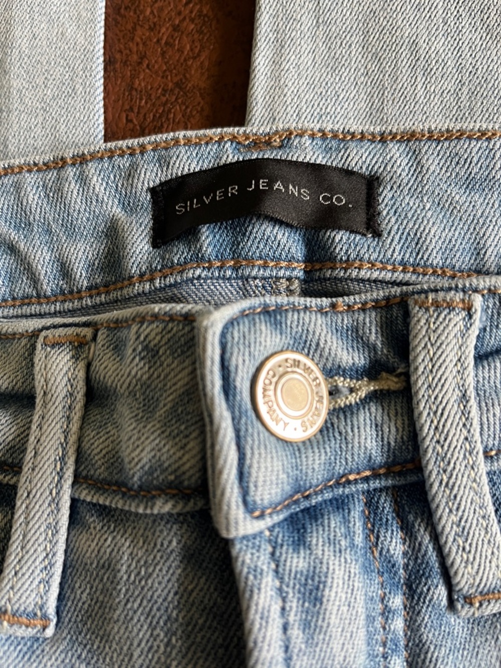 Silver Jeans Light Blue Denim, Size 2?